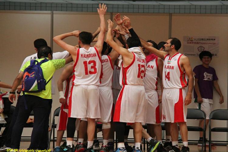 مسابقه تیم ملی بسکتبال ایران-چین